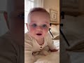 Baby Watching Camera &amp; Talking for the First Time 😍🎥 | Adorable Moment #baby #babylaughing #shorts