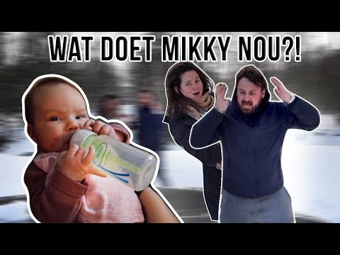 Wat doet Mikky nou?! & Fotoshoot in de sneeuw gaat helemaal mis! - Vloggende vader #33