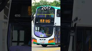 Hong Kong Bus Evolution - Nwfb 970X2001-2023