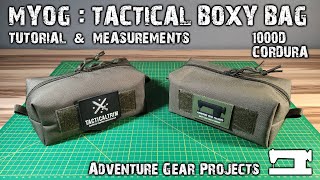MYOG: TACTICAL BOXY BAG - DIY - Easy Tutorial - Adventure Gear Projects image