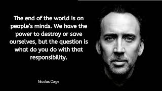 2 Minutes of Nicolas Cage Quotes To Know For Better Life Quality