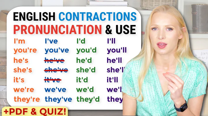 Mastering English Contractions: Pronounce we'd, they'll, he'd, they're, it'd