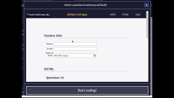 FreeCodeCamp 🌐 Responsive Web Design 🌐 Quiz 🌐 28,29,30