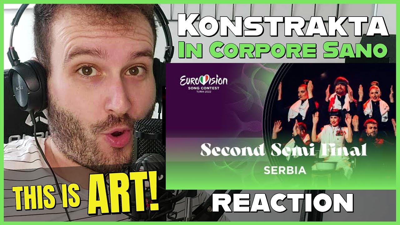 Konstrakta - In Corpore Sano - LIVE - Serbia 🇷🇸 - Second Semi-Final - Eurovision 2022 || REACTION