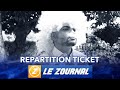Le zournal  repartition ticket