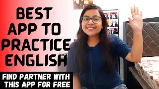 This App can make you fluent in English for free | Find Partner to practice English #shorts