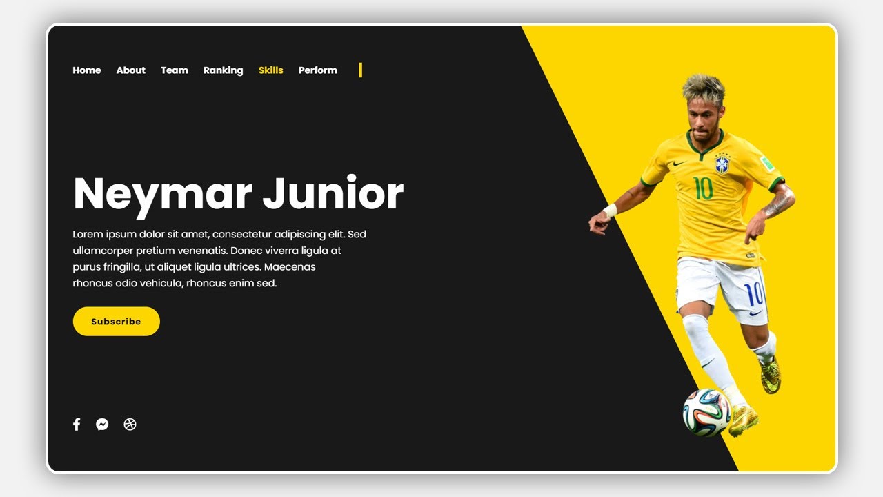 How To Create Animated Website Design Using HTML And CSS Step By Step ...