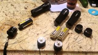 Flashlight compareson 250 vs. 1000 lumens