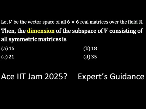dimension of subspace