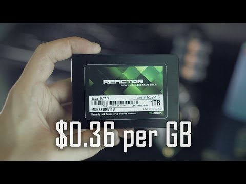 Mushkin 1TB SSD for $360 + New Budget M.2 and stacked SSD drives