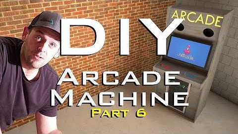 Assembling the DIY Retro Arcade Cabinet Using Only Wood Glue!