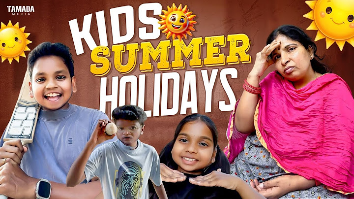 Kids Summer Holidays 😆 || Akhil Jackson Vines || Tamada Media