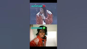 MICHAEL JACKSON BEAT IT AUTOTUNE VS NO AUTOTUNE 😯
