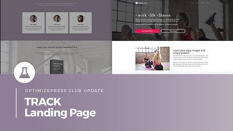 OptimizePress Club: Track Landing Page