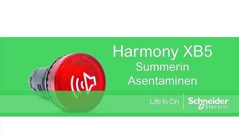 Harmony XB5 Summerin asentaminen