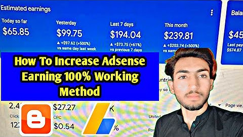 How To Increase Adsense Earning 100% Working Method | Adsense Loading Trick | Daily $100 Earn