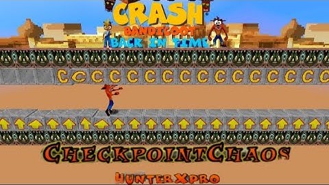 Crash Bandicoot - Back In Time Fan Game: Custom Level: Checkpoint Chaos By HunterXpro
