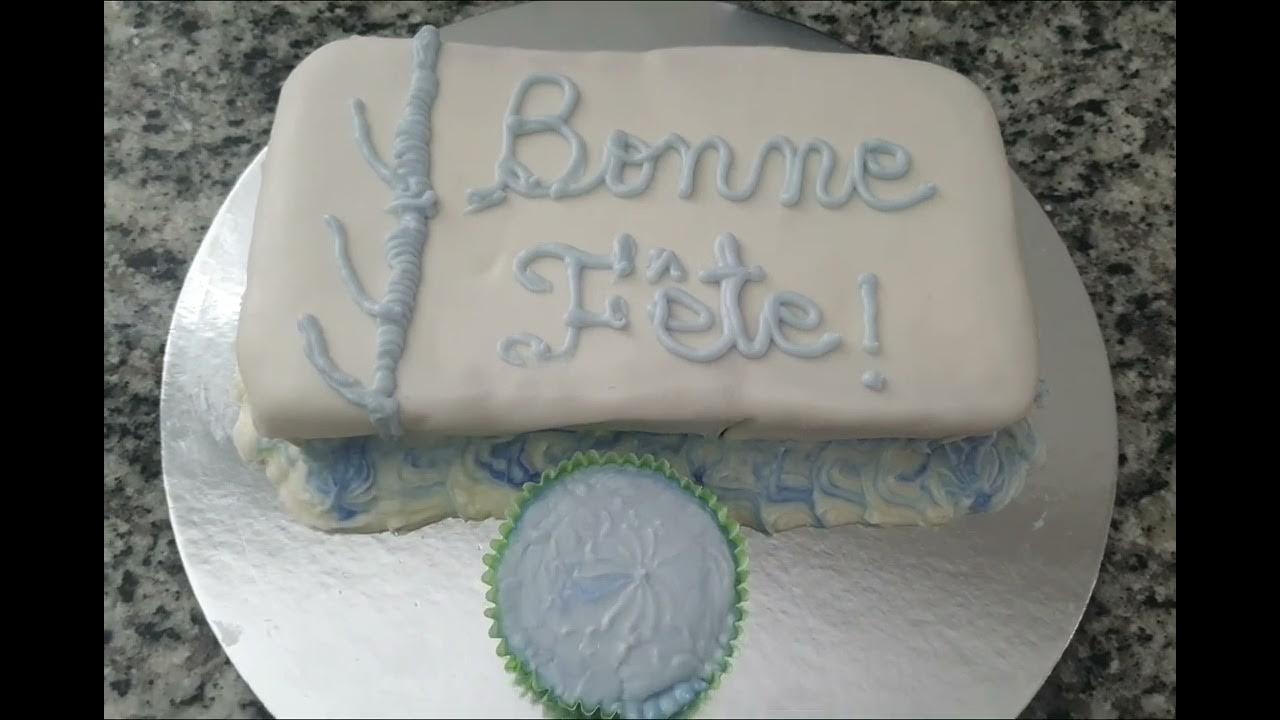 How you write the singular and plural of cake in French. YouTube