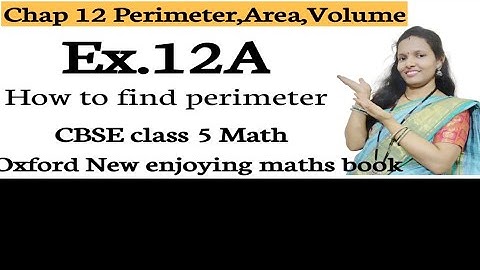 How to find perimeter of rectangle and square|CBSE Class-5 math