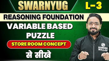 Variable based Puzzle | Store room concept से सीखे | Reasoning by Puneet Sir | Bank Exams