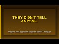 OpenAI Just Secretly Changed ChatGPT Forever