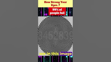 Optical illusion Eye Test #1