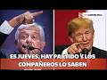 Un leve RESBALÓN en la MAÑANERA, CONFUNDEN a AMLO con TRUMP