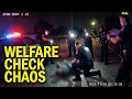Shots fired call ends with cop getting hit