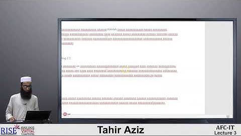 CA AFC 04 IT by Sir Tahir Aziz Lecture # 3 (MS Word)