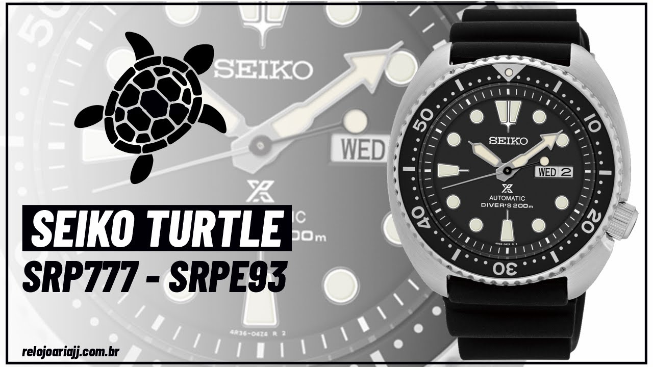 Seiko Prospex Turtle SRP777-SRPE93 - RelojoariaJJ - YouTube