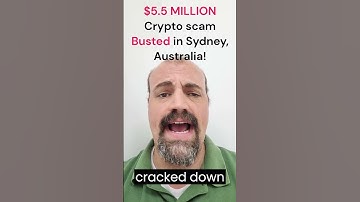 #shorts $5.5 MILLION Bust in Australia | crypto scams | crypto scam | bitcoin scam  bitcoin scams