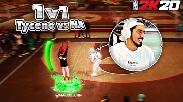 "Tyceno pulled up on me on the 1v1 court?!" NBA2K20