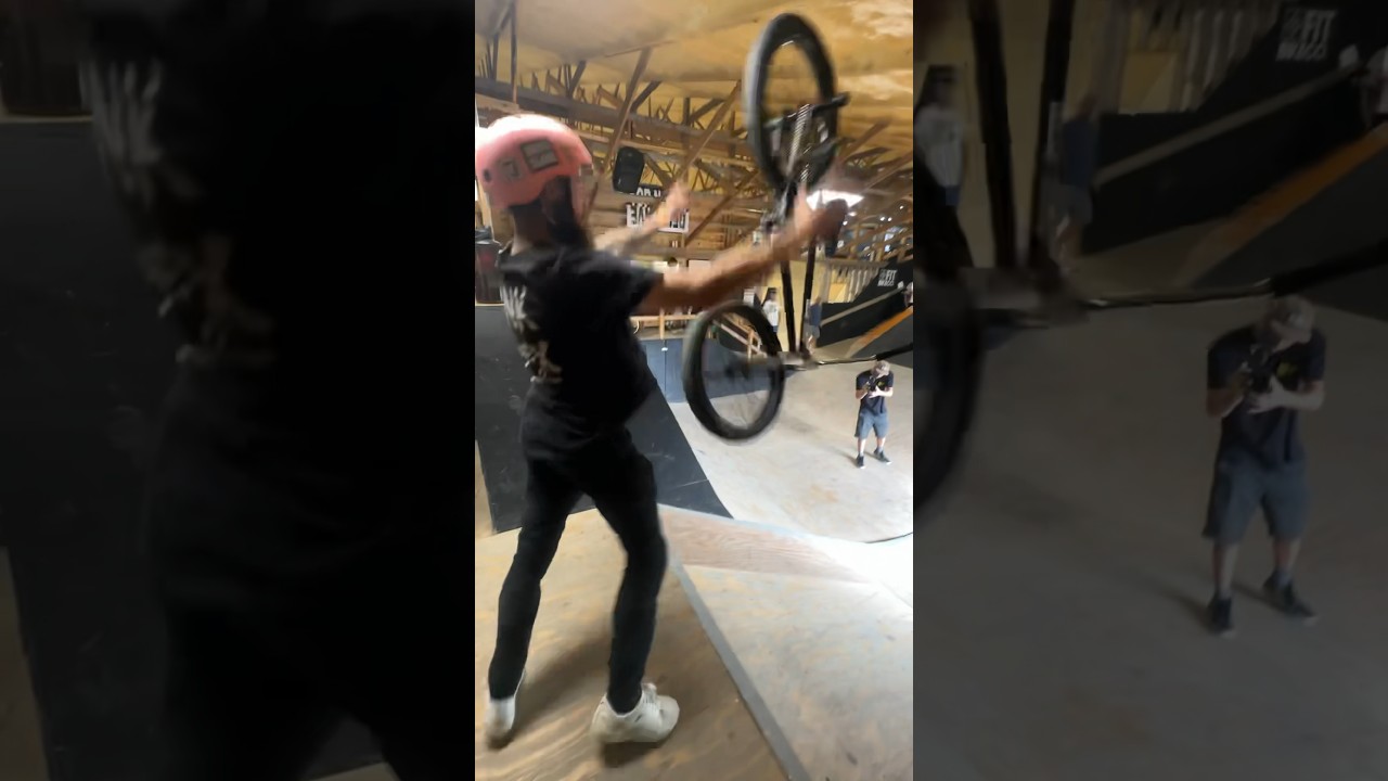 Different way to flip a bike