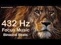 432 hz deep focus music with beta waves binaural beats study music for concentration