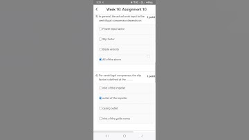 IC engine and gas turbine Assignment 10 #nptel
