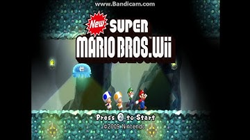 New Super Mario Bros. Wii: Custom Title Screen