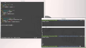 Recursion and User Input 2 (in Scala)