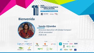#11CongresoPactoGlobal | Sanda Ojiambo - Directora Ejecutiva de UN Global Compact.
