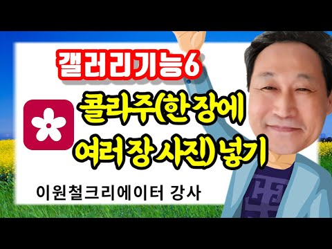 (갤러리06)콜라주 만들기(한 장의 사진에 여러 장 사진 넣기)