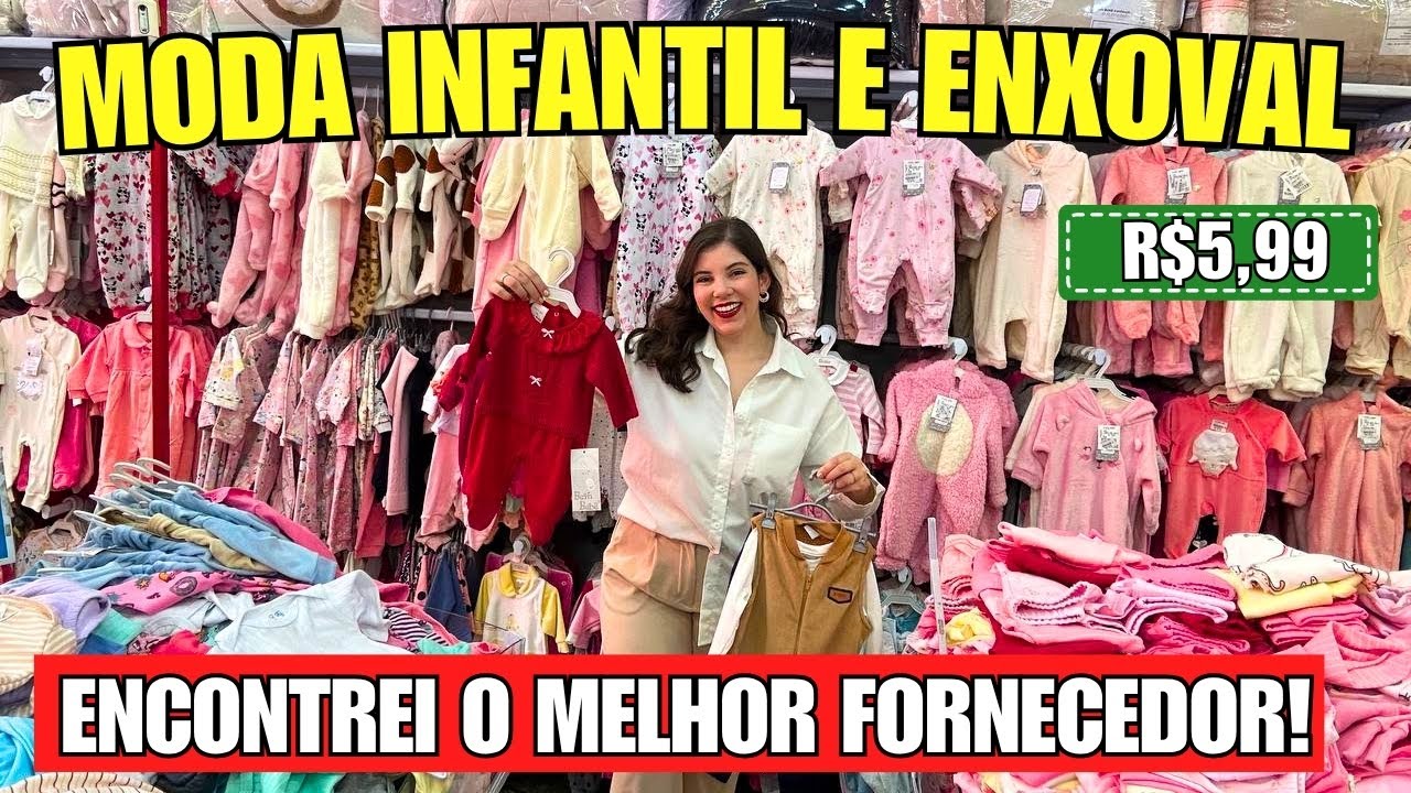 FORNECEDOR SECRETO DE MODA INFANTIL E ENXOVAL NO BRÁS! COM OS MELHORES PREÇOS! 🤫✨