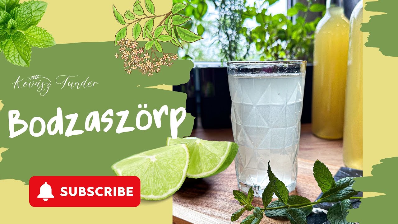 🍹 Bodzaszörp ahogy én készítem | Egyszerű recept