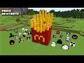 SURVIVAL FRIES HOUSE WITH 100 NEXTBOTS in Minecraft - Gameplay - Coffin Meme