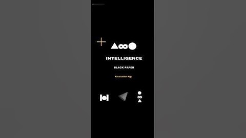 What is the Intelligent Standard? (Alexander Ngu)