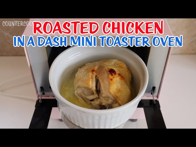 Roasted Chicken In A Dash Mini Toaster Oven! 