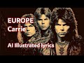 Europe carrie  ai illustrated lyrics