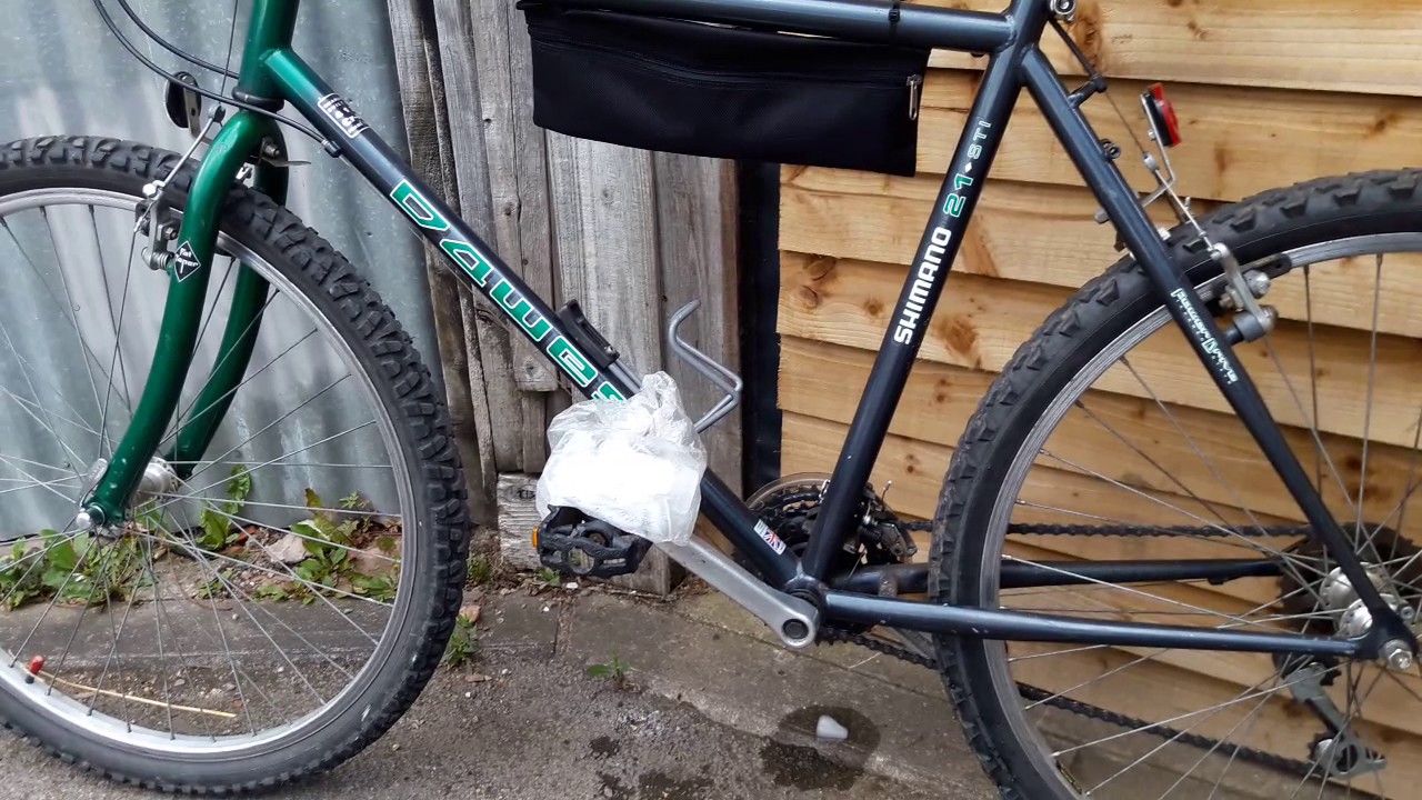 How to change a bike pedal stuck cycle pedal change YouTube