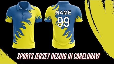 Sports Jersey Design In Coreldraw | Sublimation Jersey