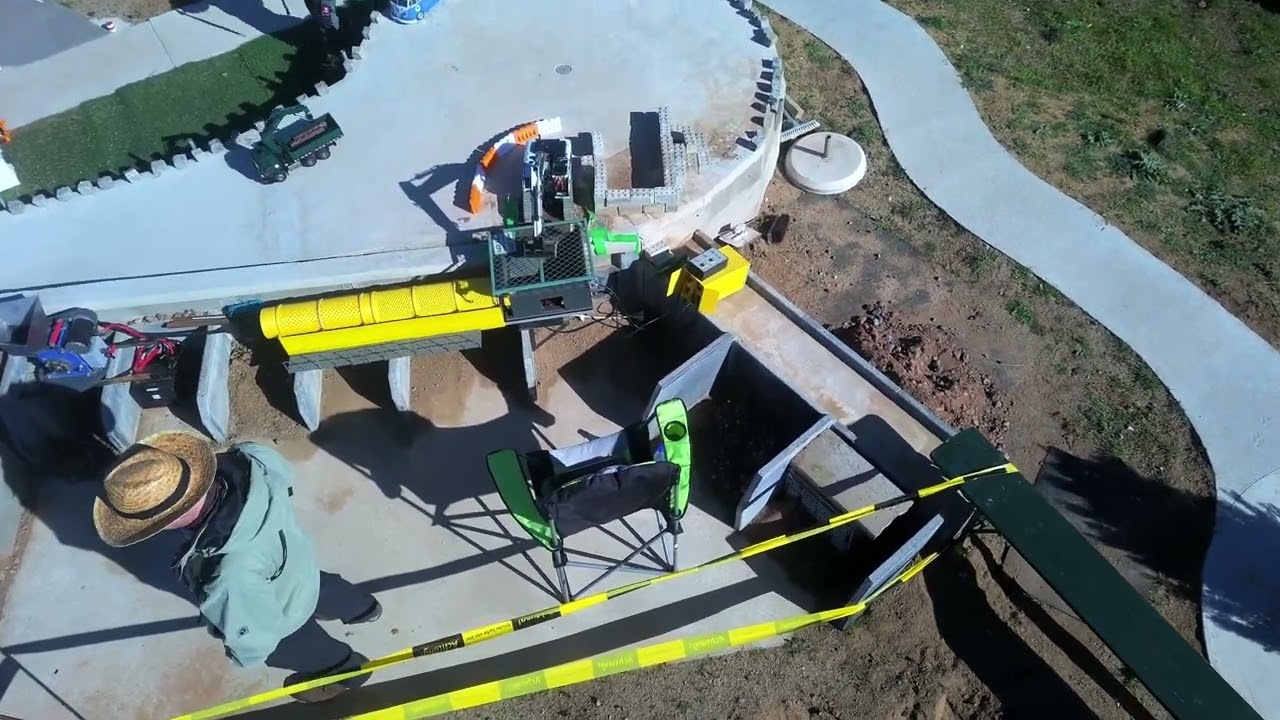 ESV Bischofsheim Abt RC. Nutzfahrzeuge von oben