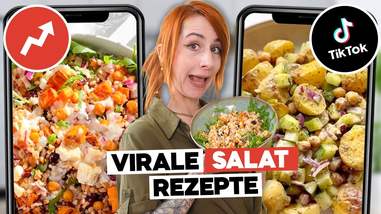 Ich teste virale SALAT Rezepte 2025 von TikTok 😱