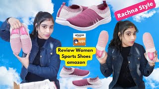 Review women sports shoes  Amazon  399 affordable price  lested  smart sports shoes girl and woman🙂🙂